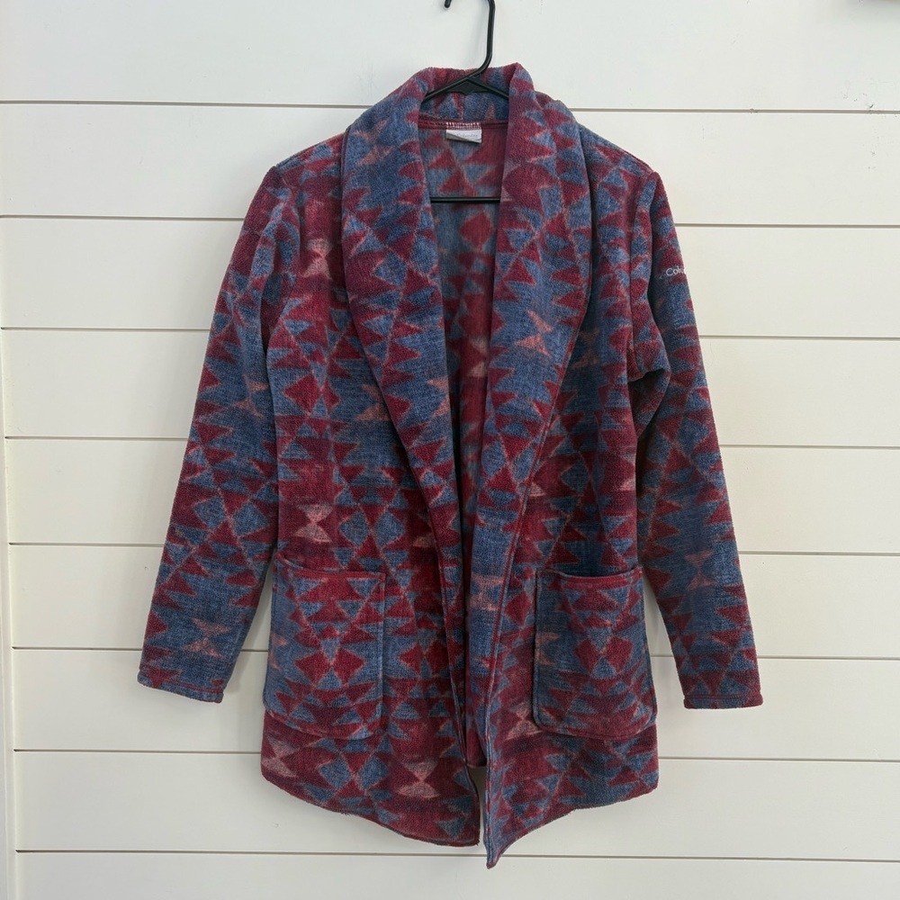 Columbia Women’s Southwestern Aztec Fleece Open Front Jacket